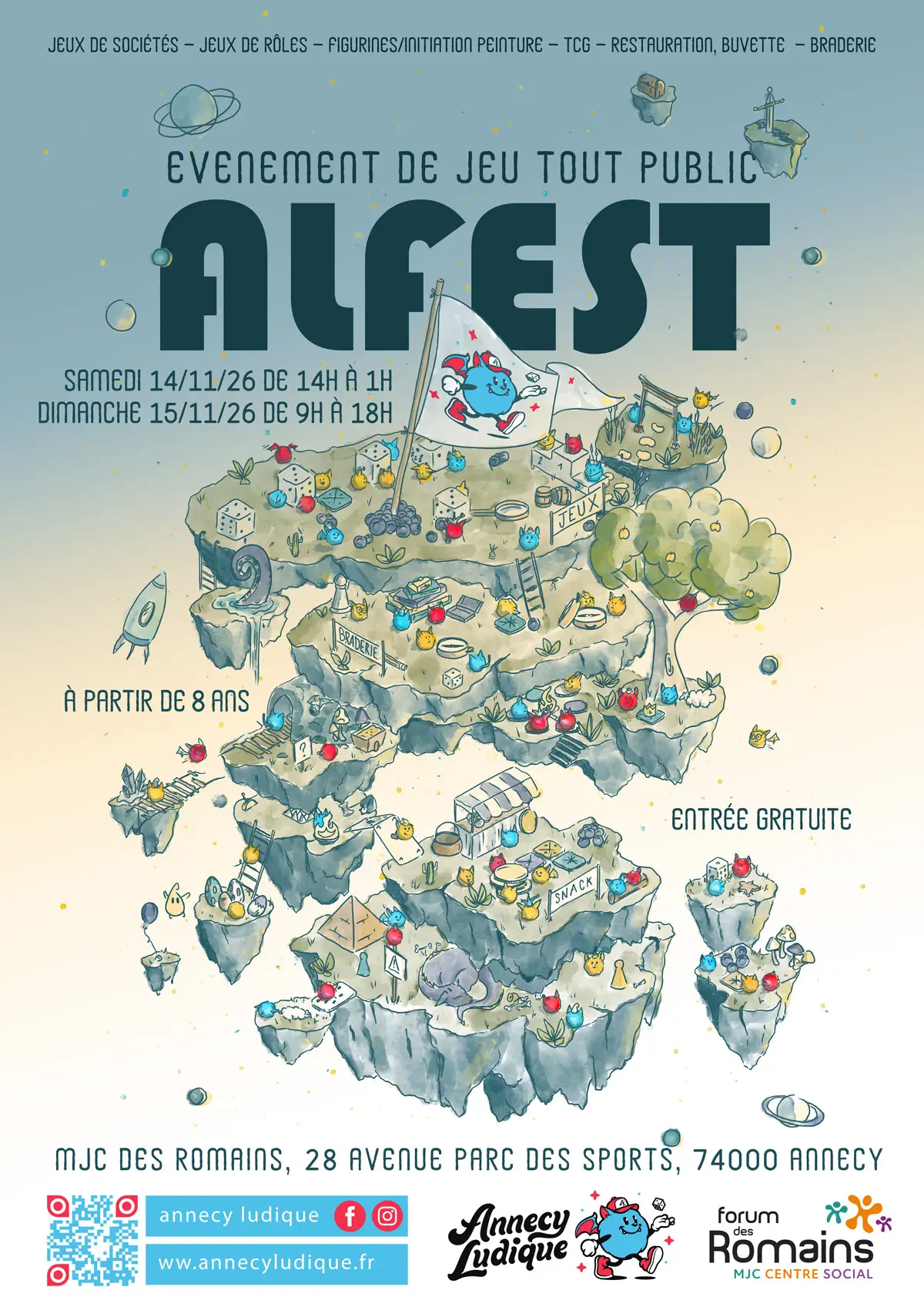 Affiche officielle Alfest 2026