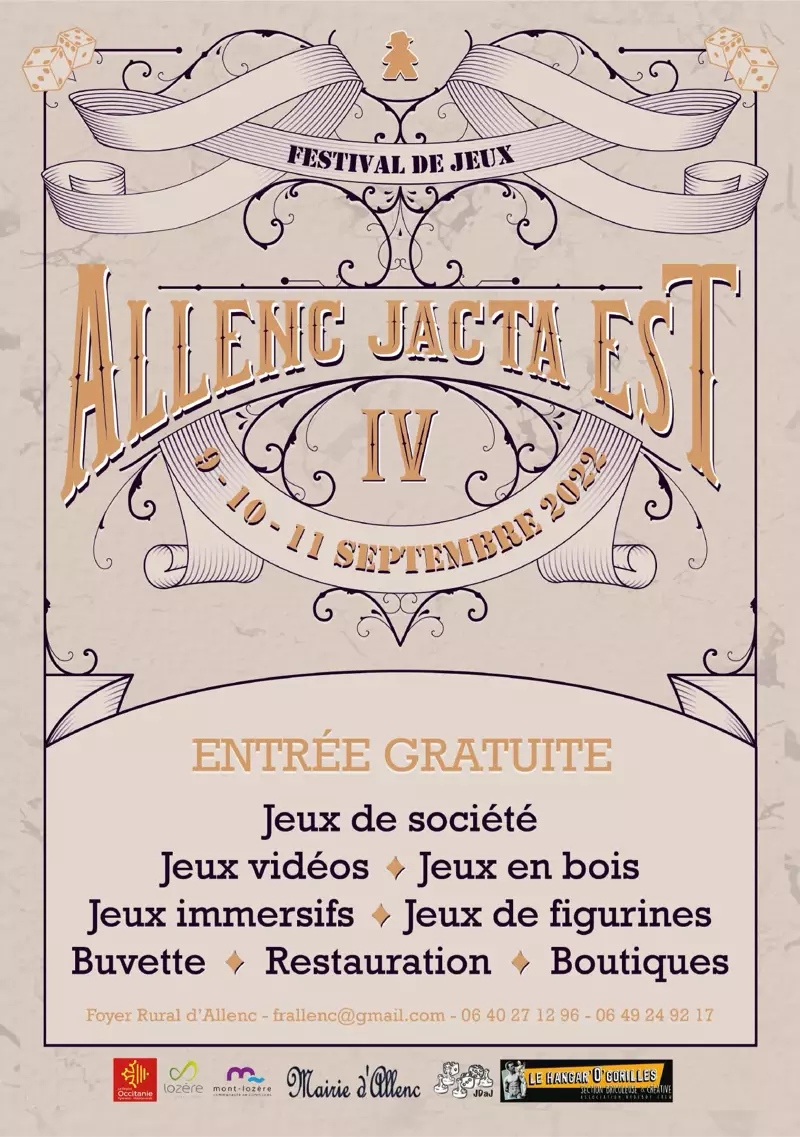 Affiche officielle Allenc Jacta Est 2022