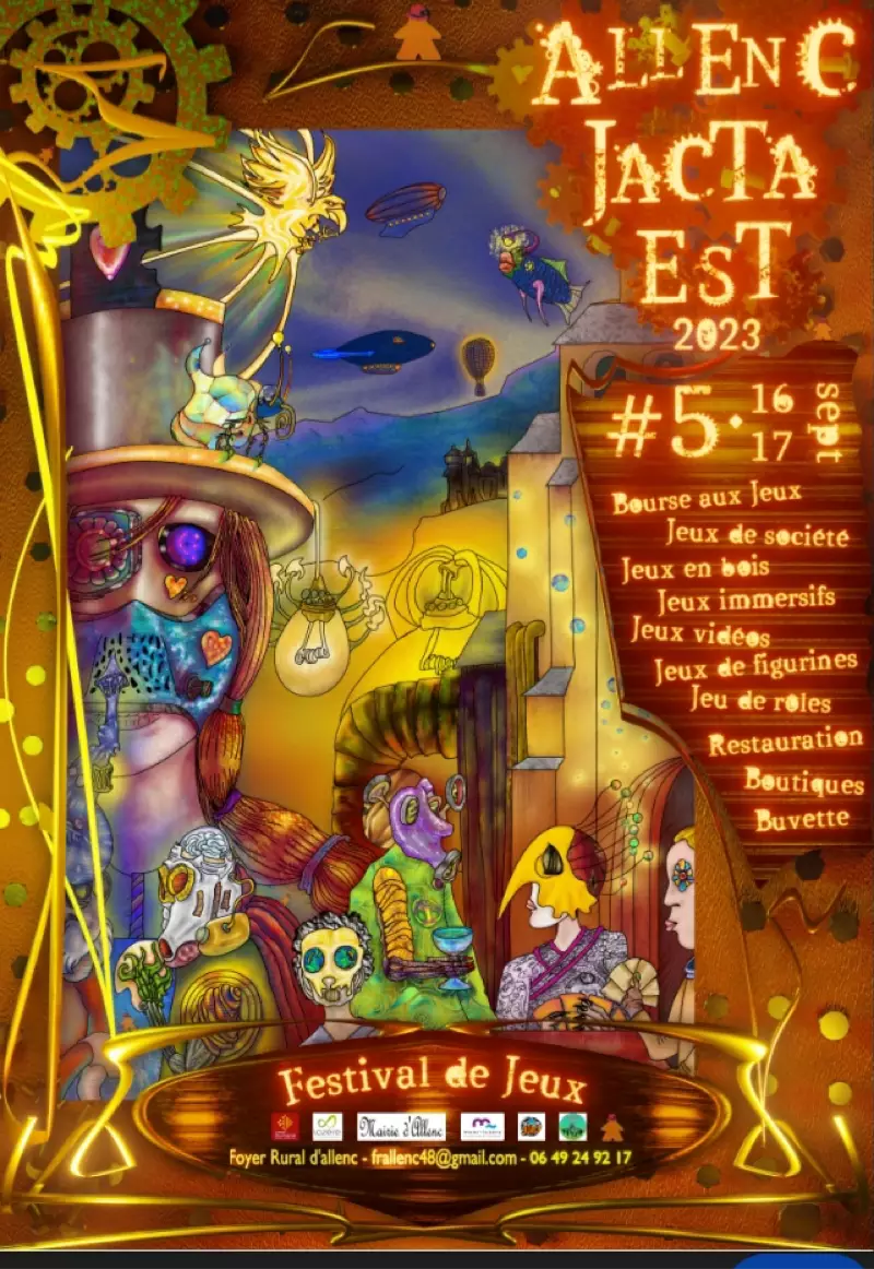 Affiche officielle Allenc Jacta Est 2023