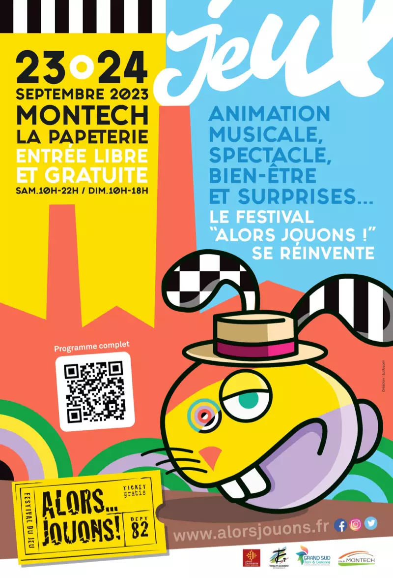 Affiche officielle Alors jouons 2023