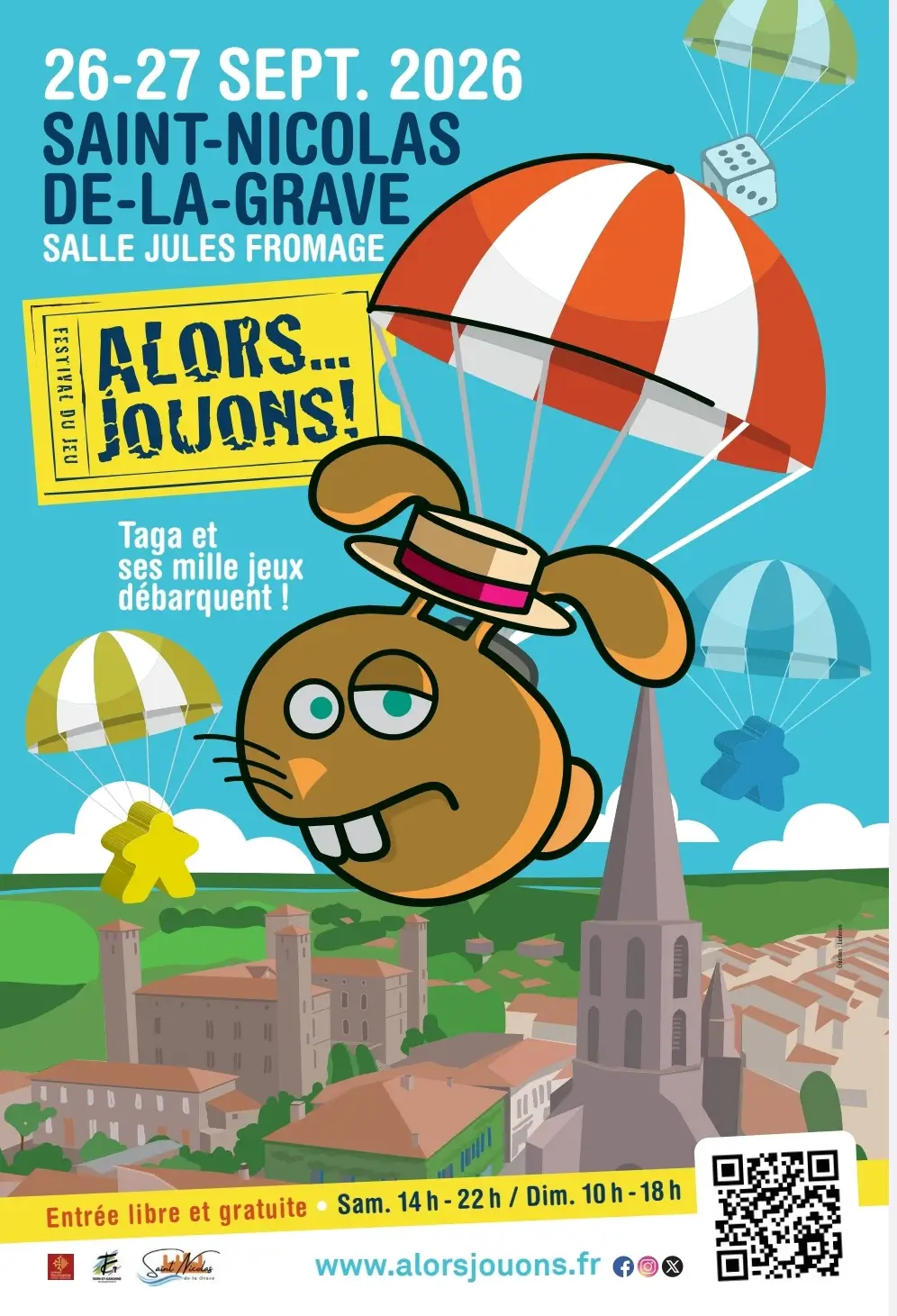 Official poster Alors jouons 2026