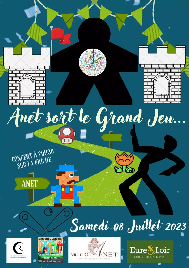 Official poster Anet sort le Grand Jeu 2023