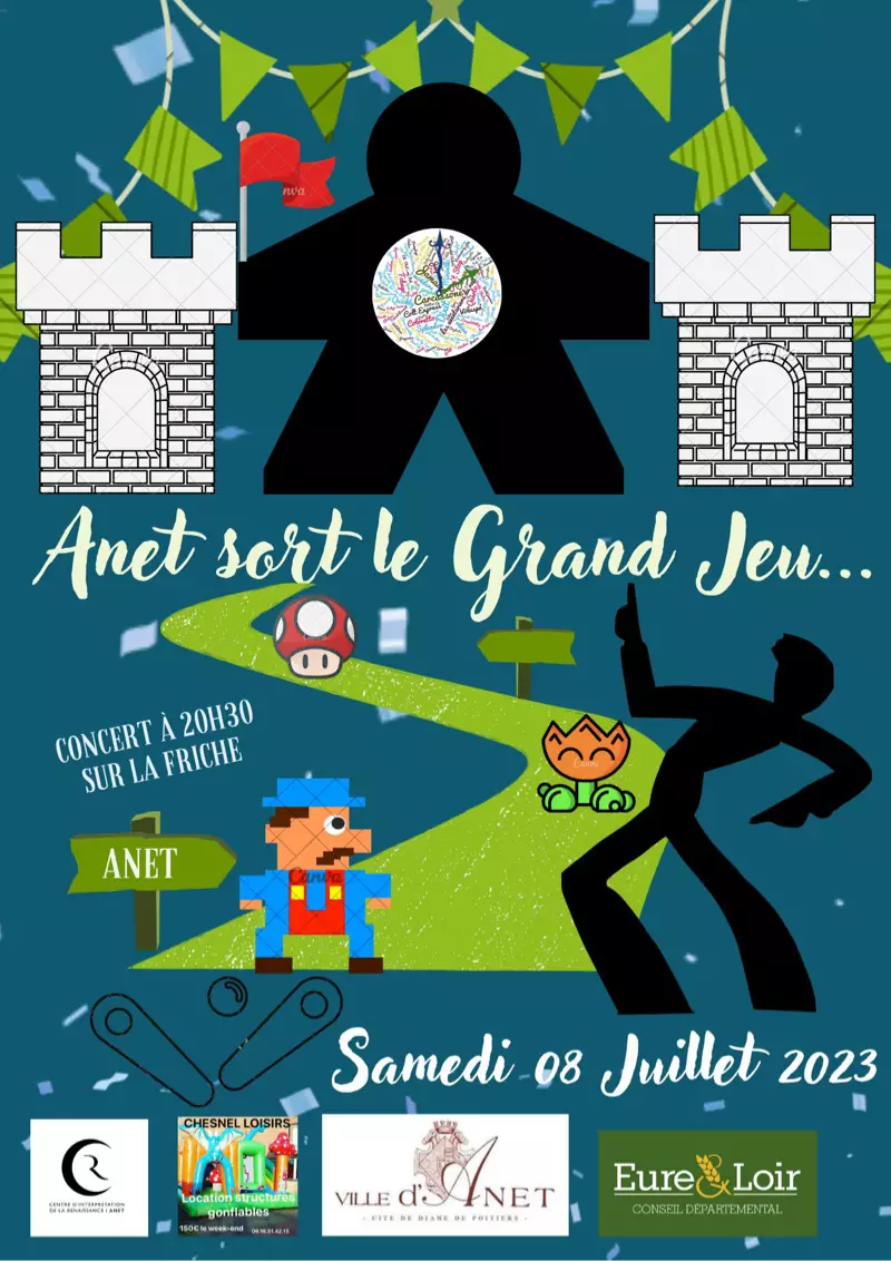 Affiche officielle Anet sort le Grand Jeu 2023