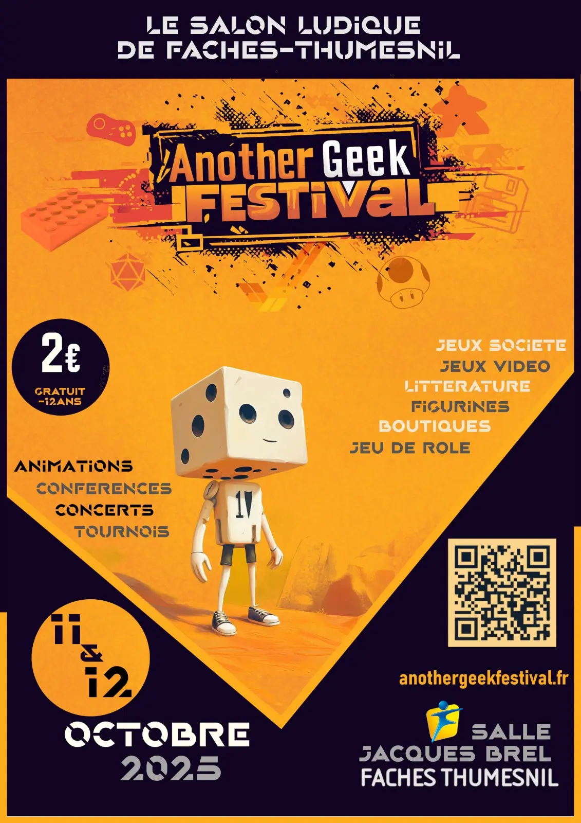 Official poster Another Geek Festival 2025