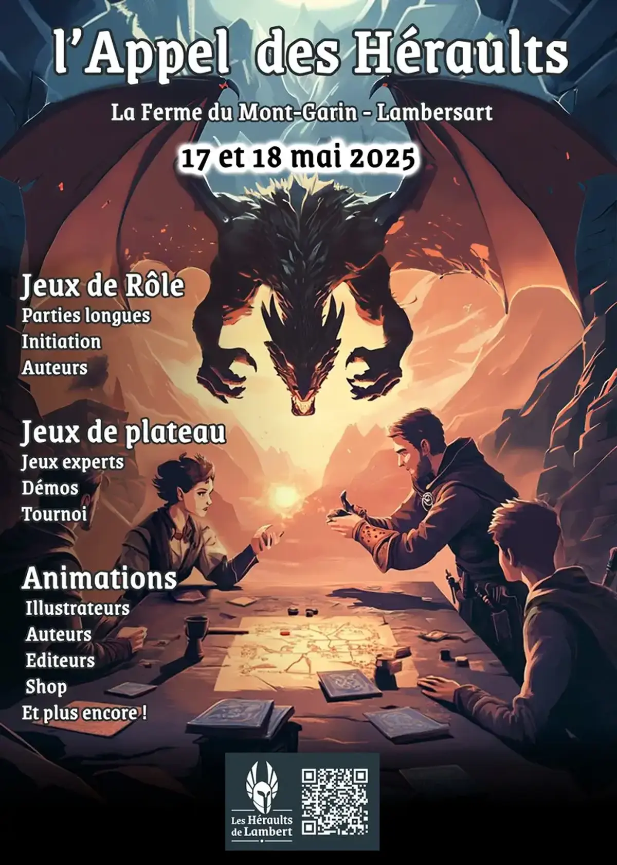 Affiche officielle L'Appel des Héraults 2025