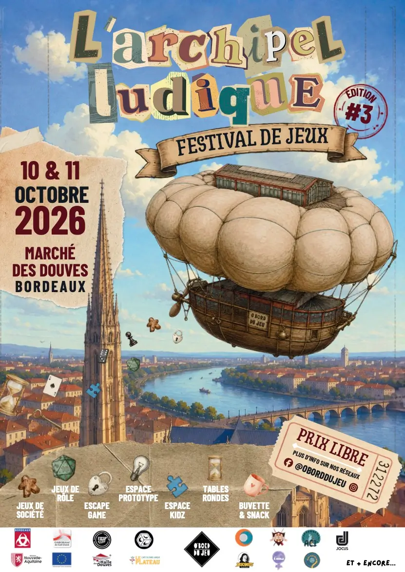 Affiche officielle L'archipel ludique 2026