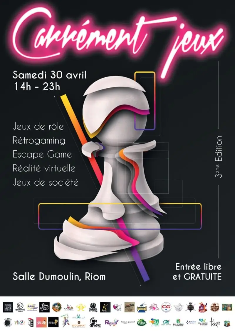 Affiche officielle Carrément Jeux 2022