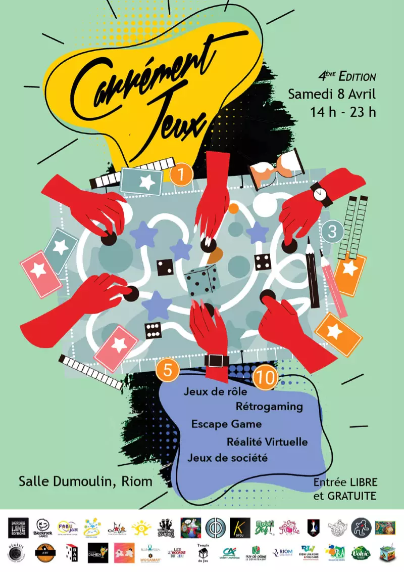 Affiche officielle Carrément Jeux 2023