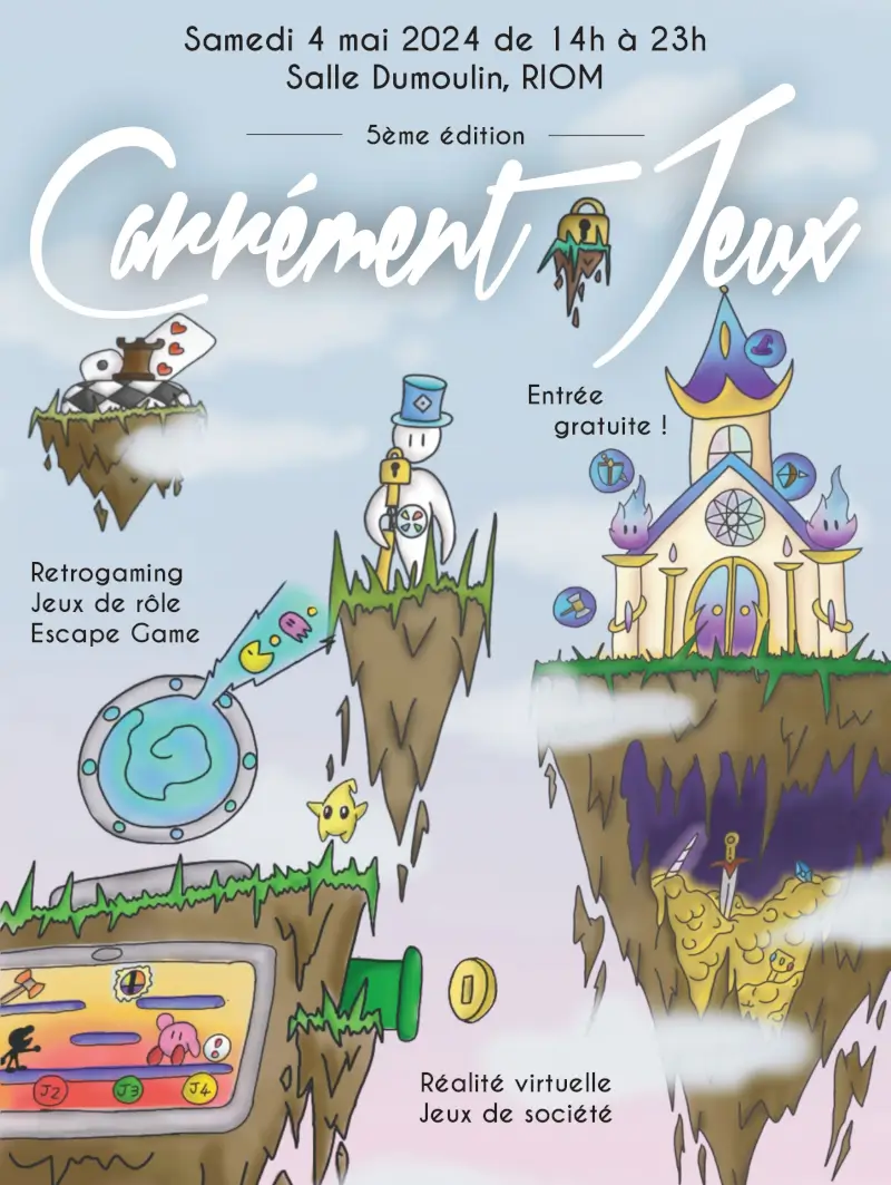 Affiche officielle Carrément Jeux 2024