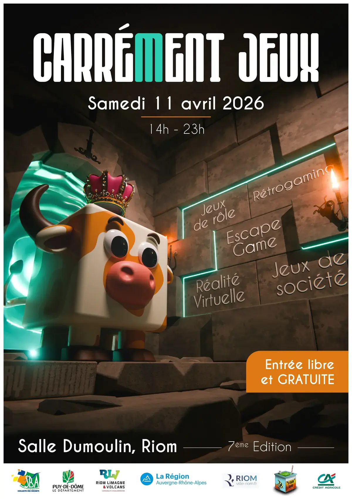 Affiche officielle Carrément Jeux 2026