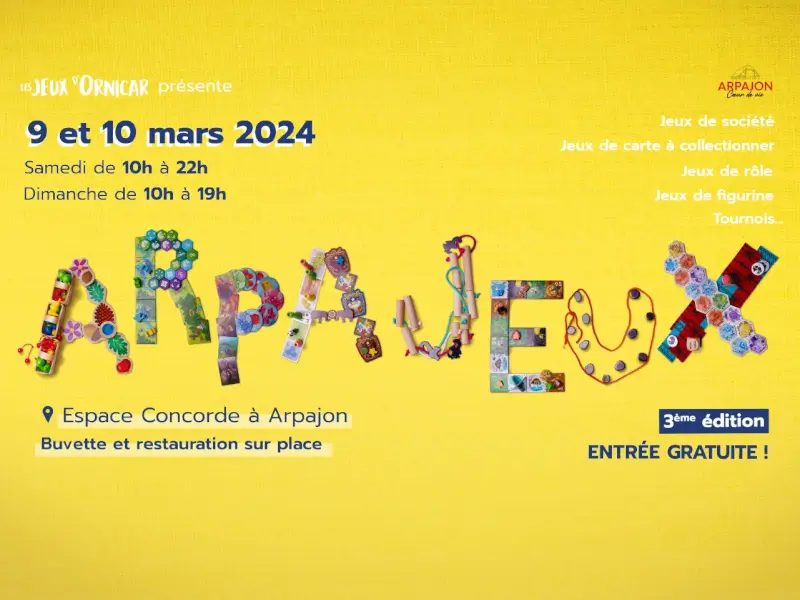 Affiche officielle Arpajeux 2024