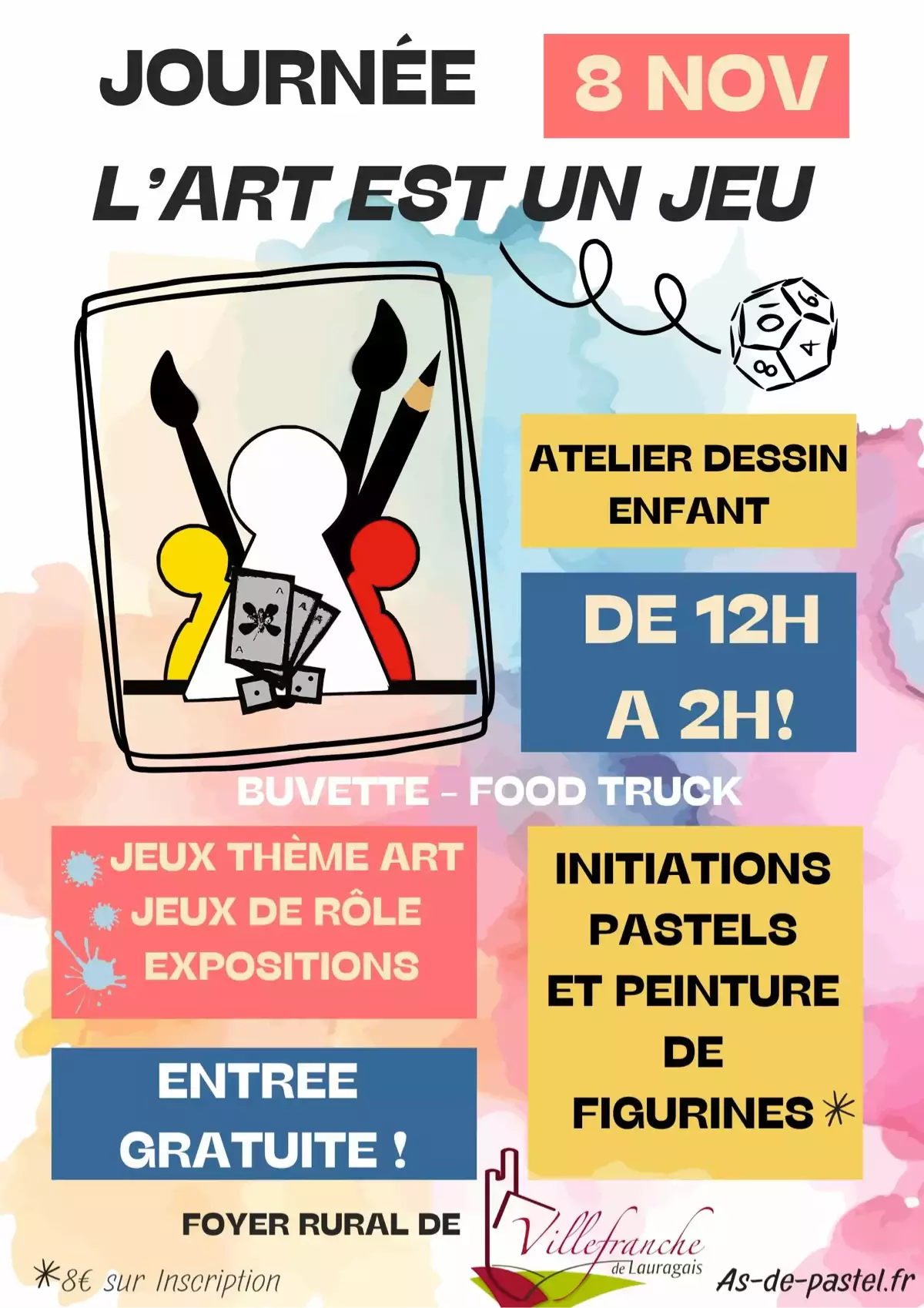 Affiche officielle L'art est un jeu 2025