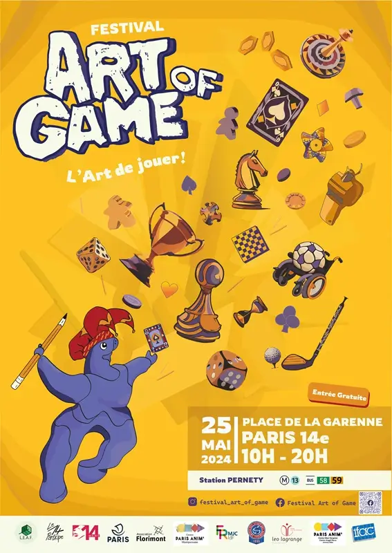 Affiche officielle Art of Game 2024