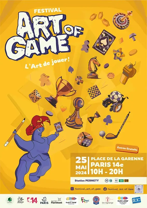 Affiche officielle Faites du Jeu 2024