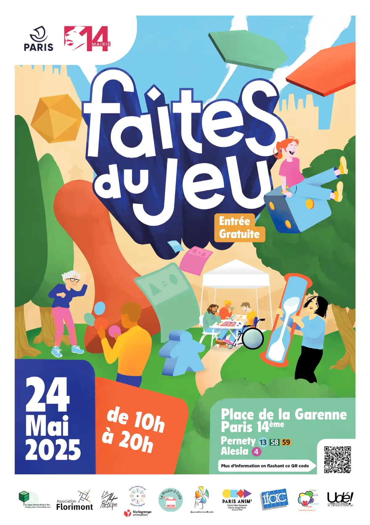 Official poster Faites du Jeu 2025