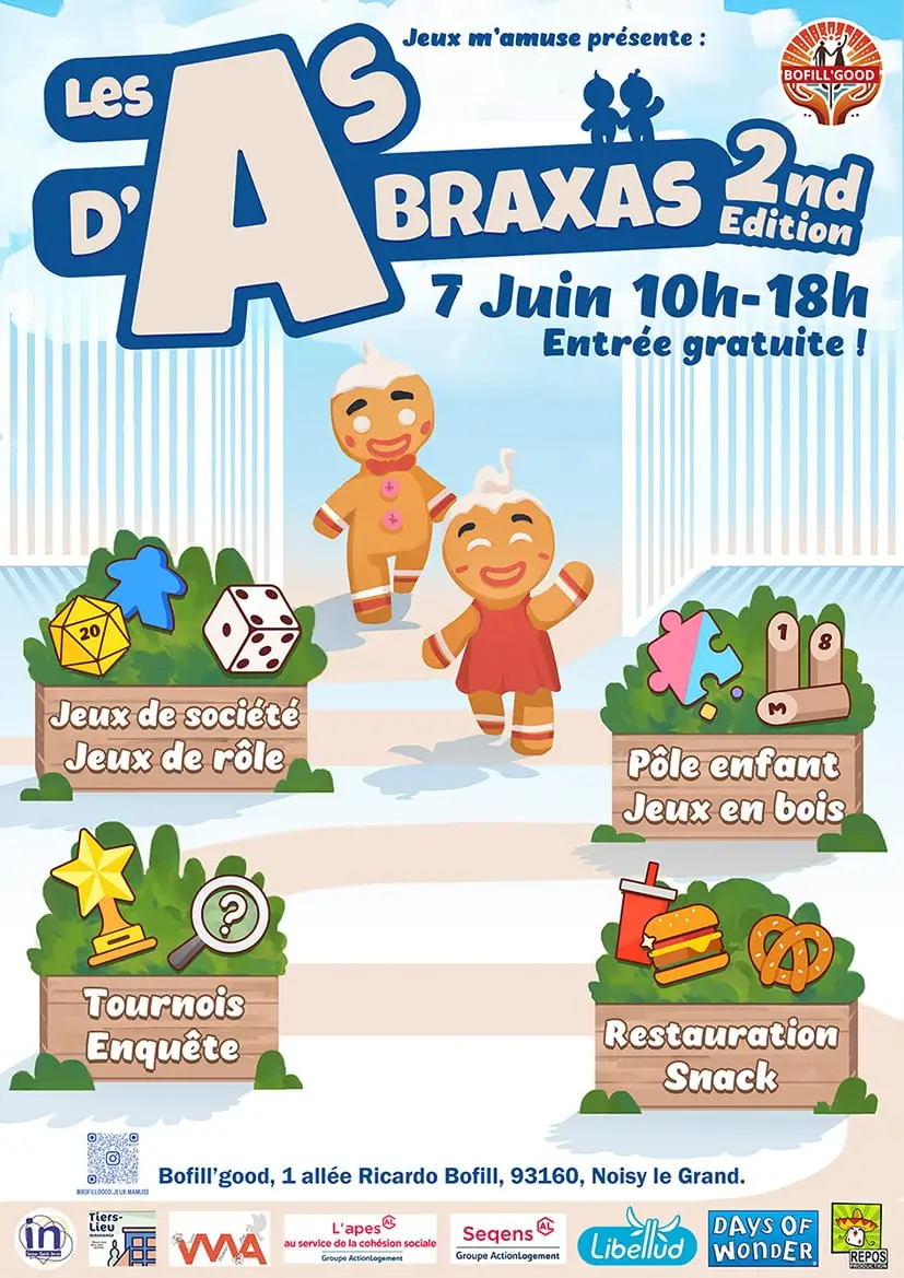Affiche officielle Les As d’Abraxas 2025
