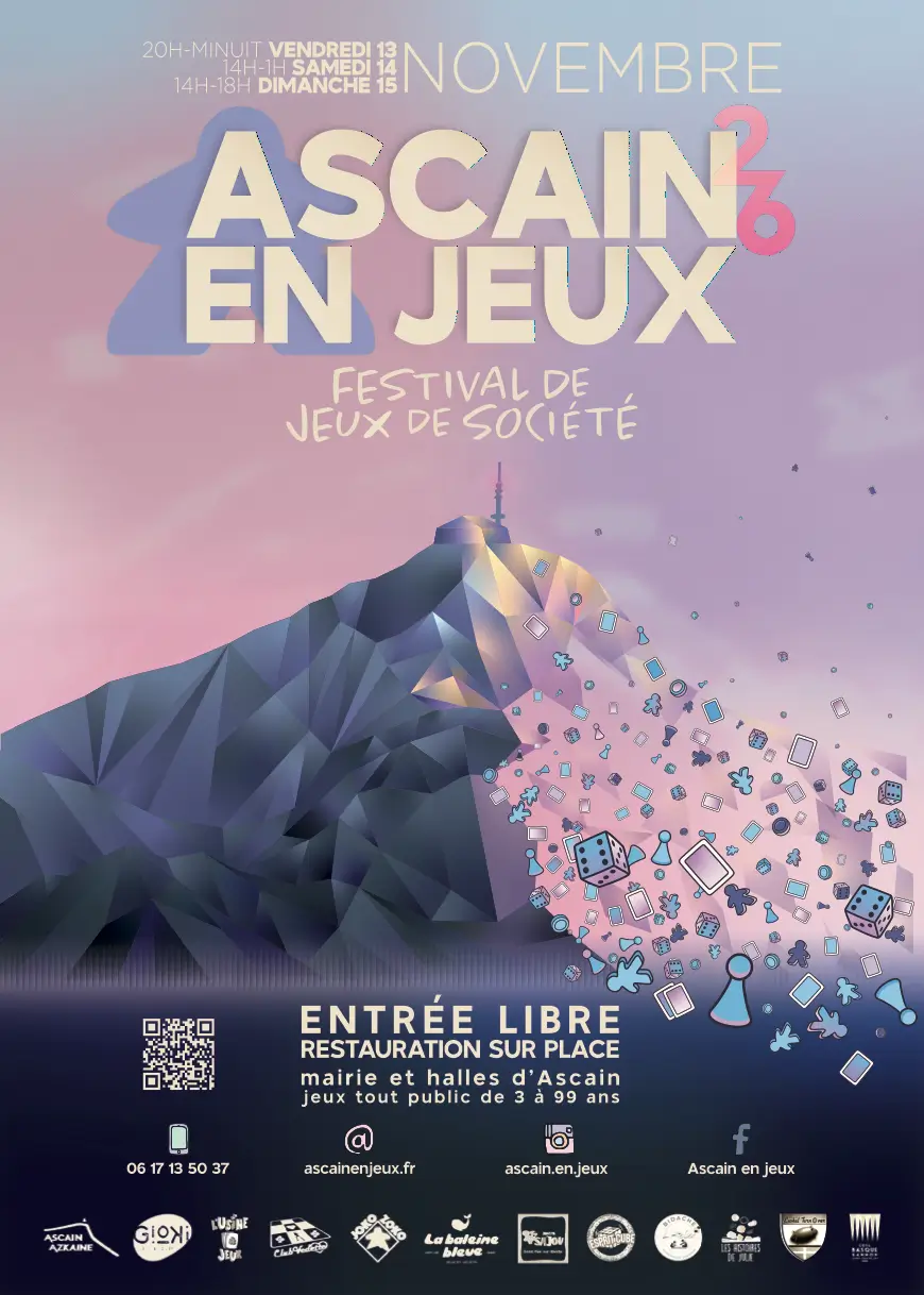 Affiche officielle Ascain en jeux 2026