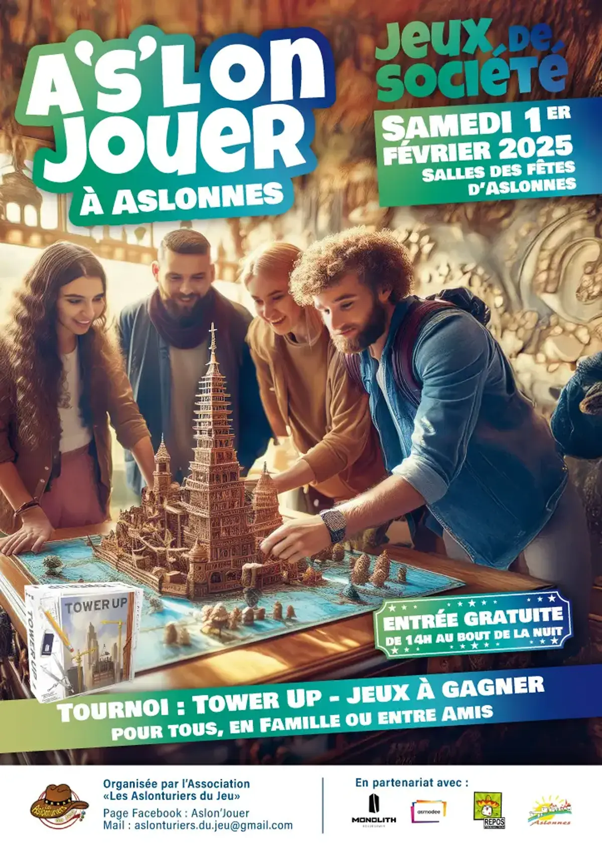 Affiche officielle Aslon jouer 2025