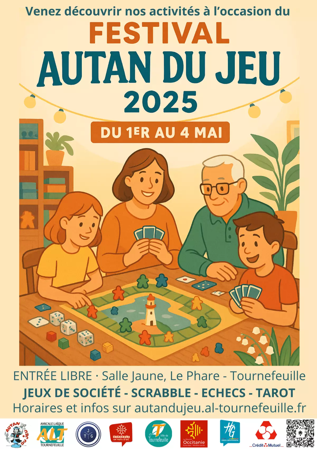 Official poster Festival Autan du Jeu 2025