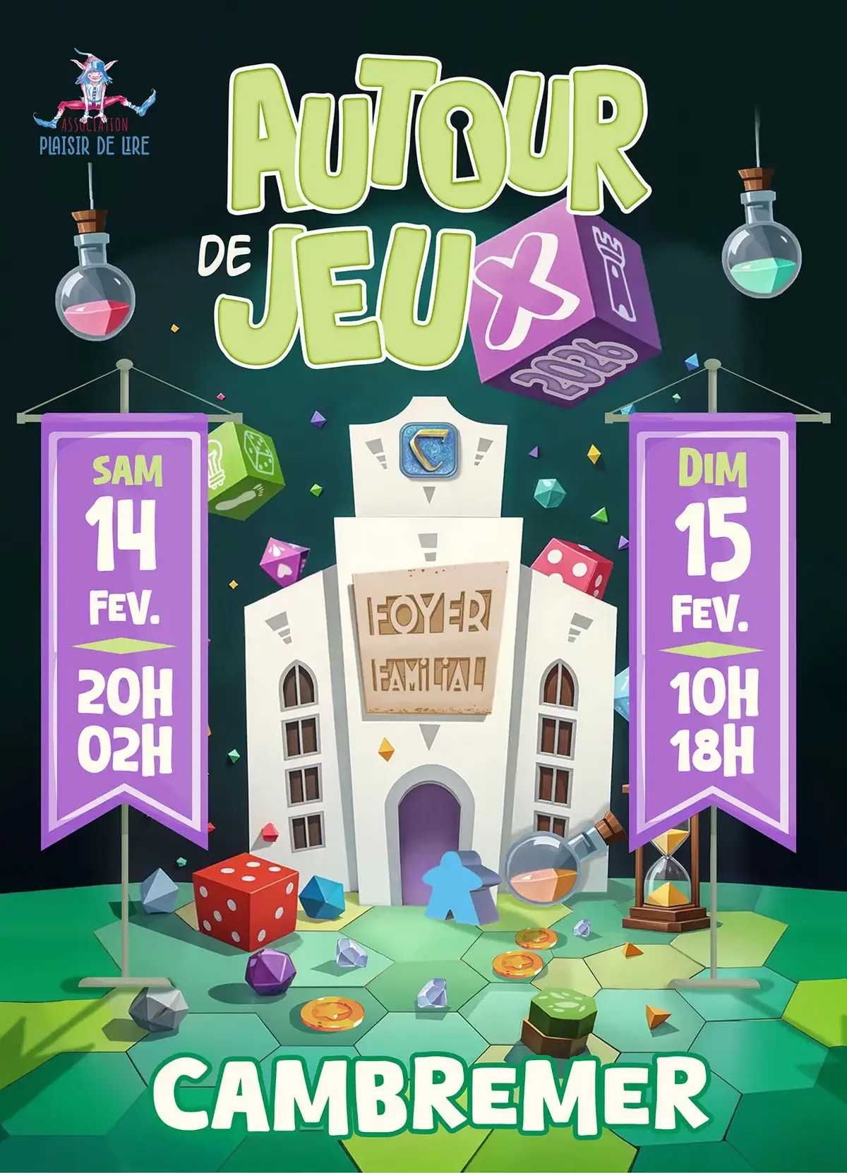Affiche officielle Autour de Jeux 2026