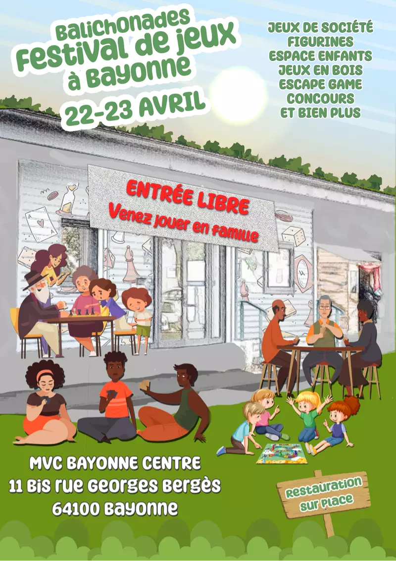 Affiche officielle Les Balichonades 2023