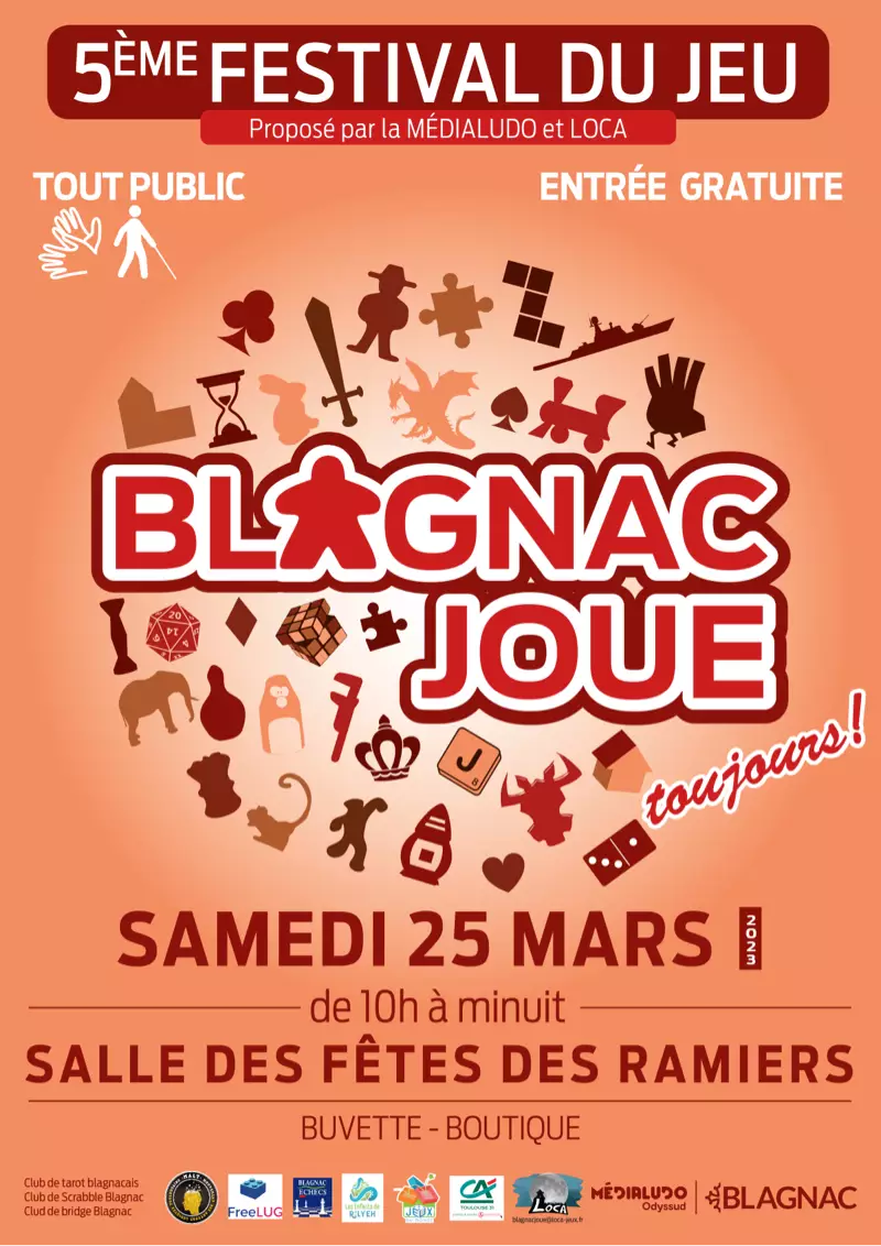 Affiche officielle Blagnac Joue 2023