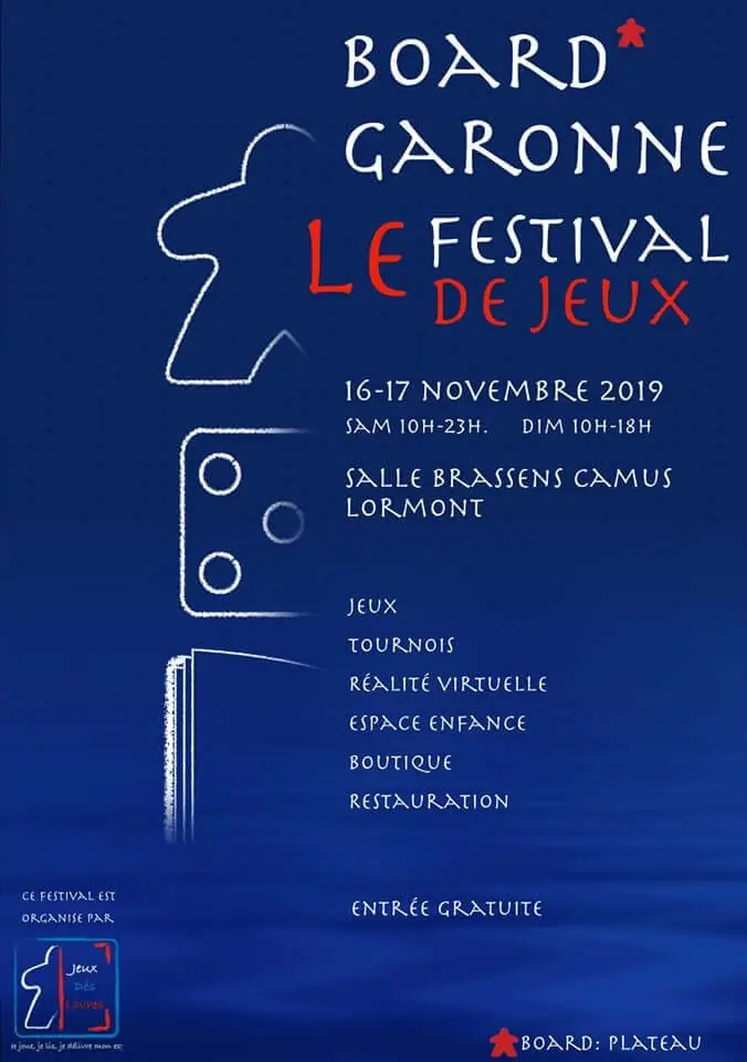 Official poster Board Garonne Festival 2019
