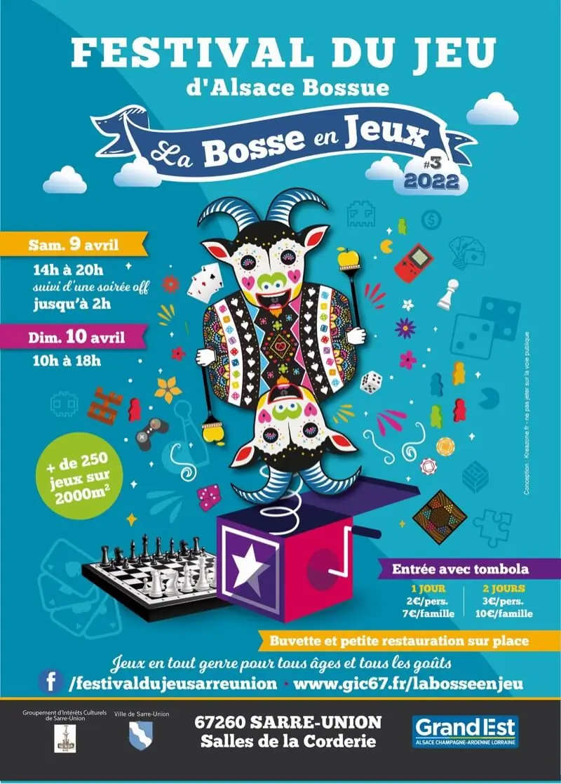Affiche officielle La Bosse en Jeux 2022