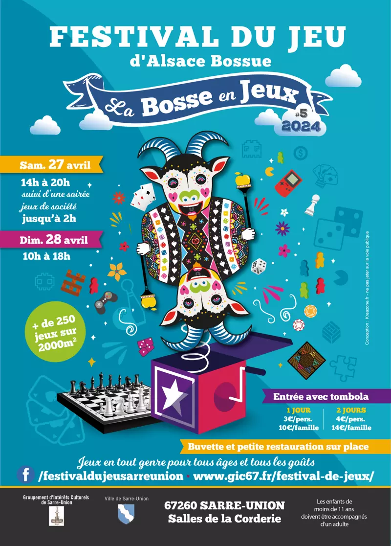 Affiche officielle La Bosse en Jeux 2024