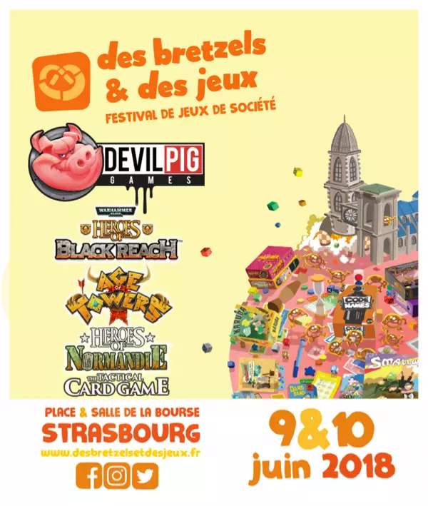 Affiche officielle Des Bretzels et Des Jeux 2018