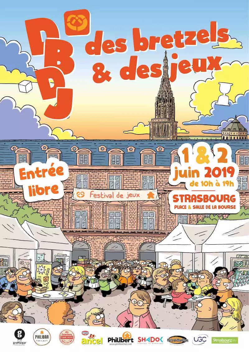 Affiche officielle Des Bretzels et Des Jeux 2019