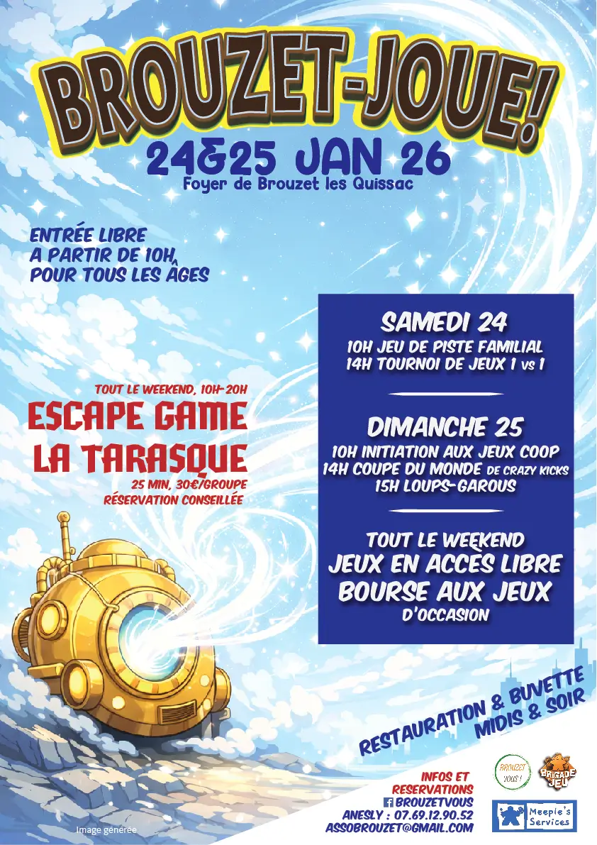 Affiche officielle Brouzet-joue! 2026