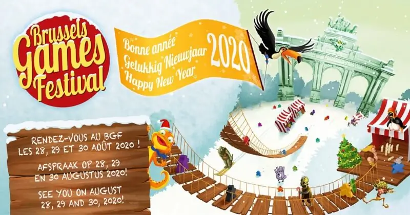 Affiche officielle Brussels Games Festival 2020