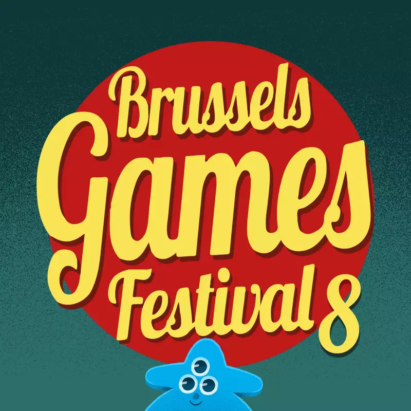 Affiche officielle Brussels Games Festival 2023