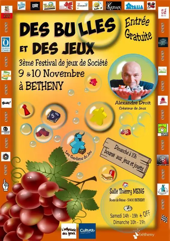 Affiche officielle Des Bulles et Des Jeux 2019