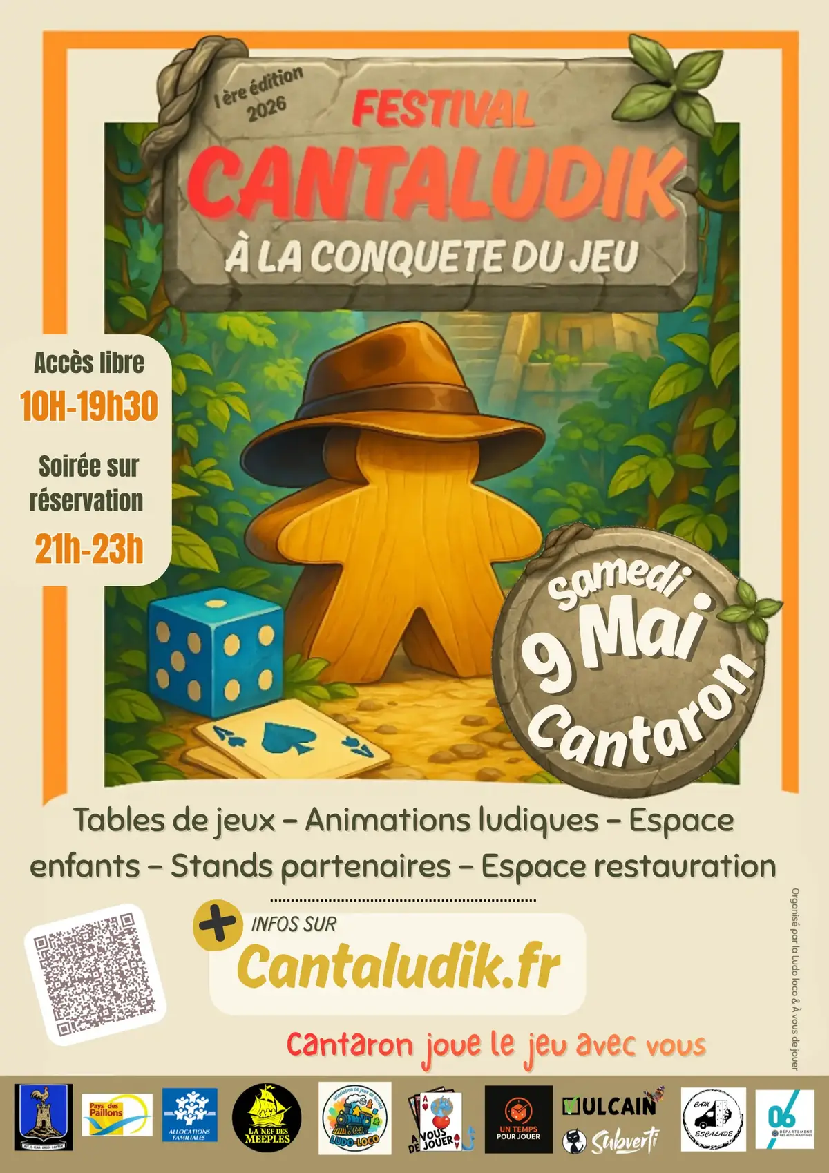 Affiche officielle Cantaludik 2026