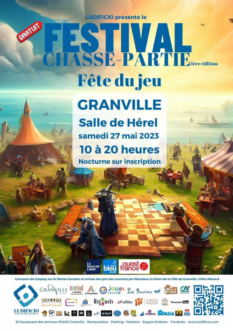 Affiche officielle Festival Chasse-Partie 2023