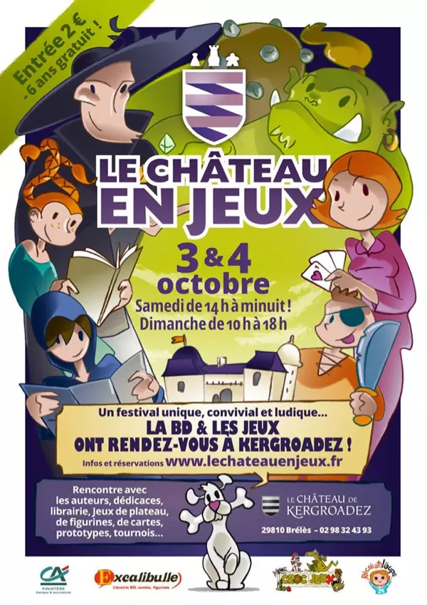 Affiche officielle Le Château en Jeux 2020