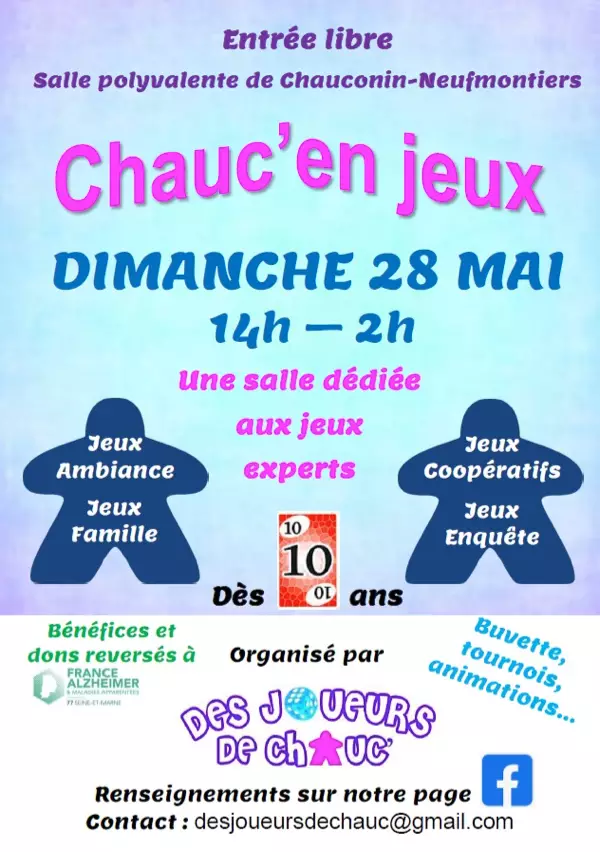 Official poster Chauc'en jeux 2023
