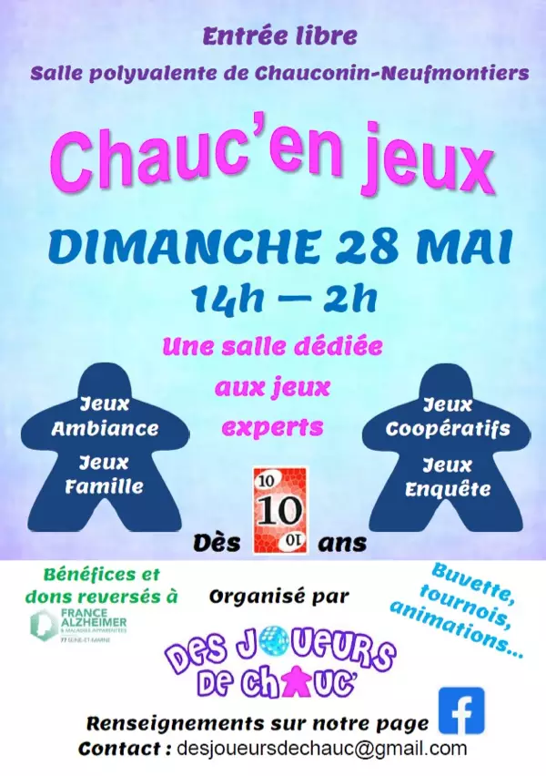 Affiche officielle Chauc'en jeux 2023