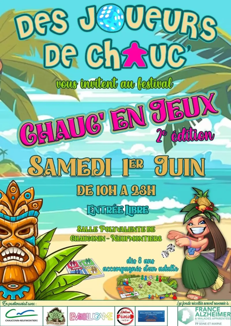 Affiche officielle Chauc'en jeux 2024