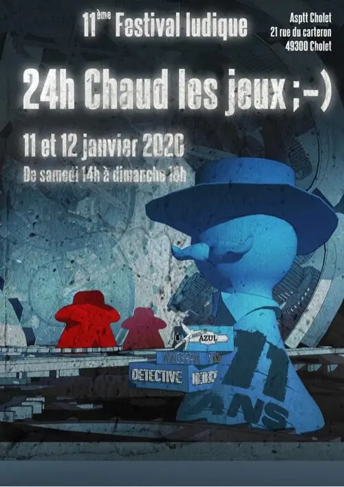 Affiche officielle 24h Chaud les jeux ;-) 2020