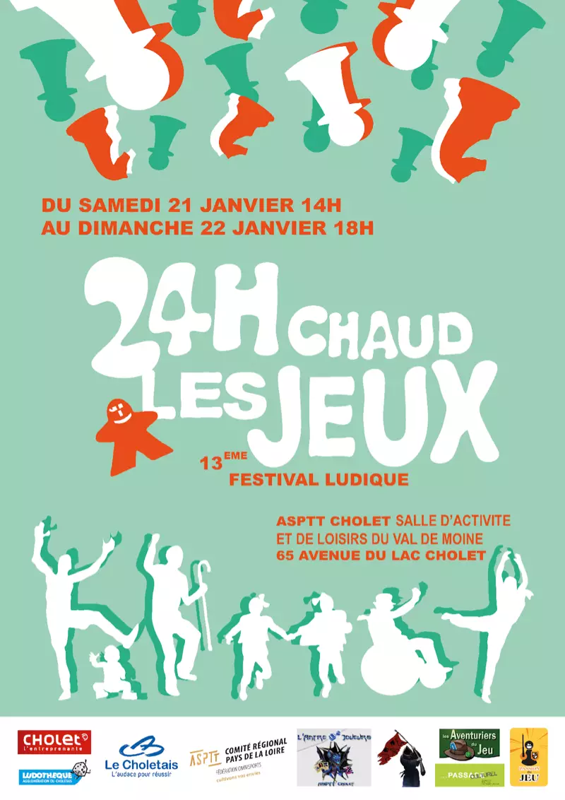 Affiche officielle 24h Chaud les jeux ;-) 2023