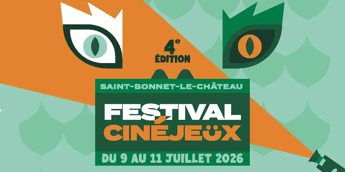 Official poster Festival CinéJeux 2026