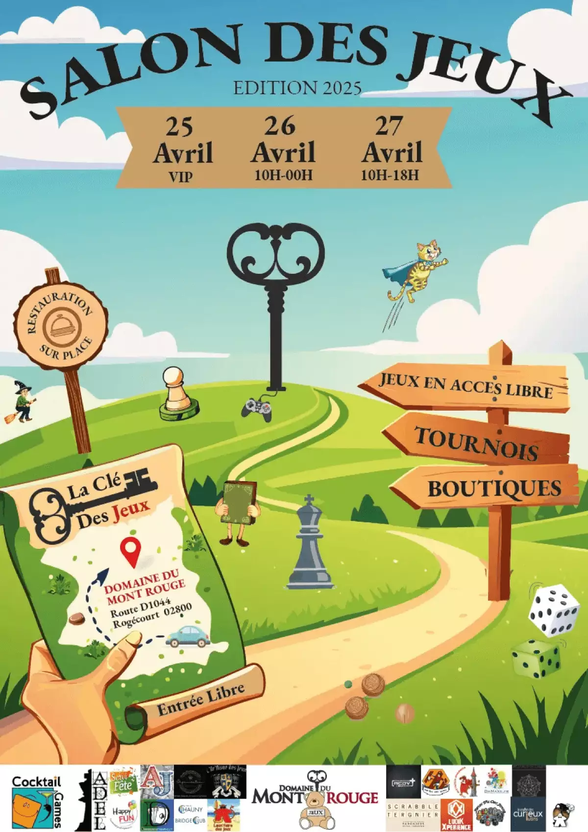 Affiche officielle La clé des jeux 2025