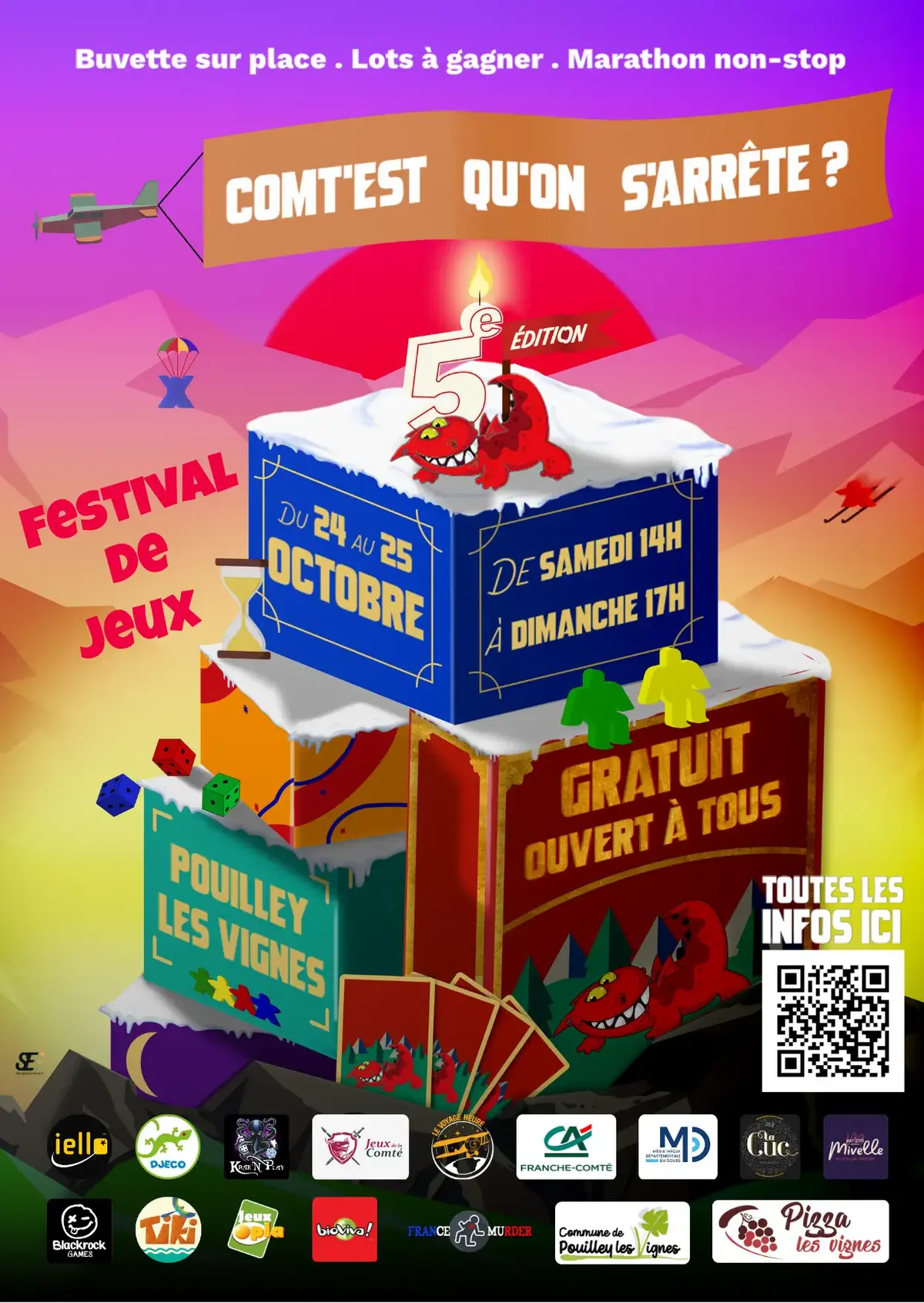 Official poster Comt'Est qu'on s'arrête ? 2026