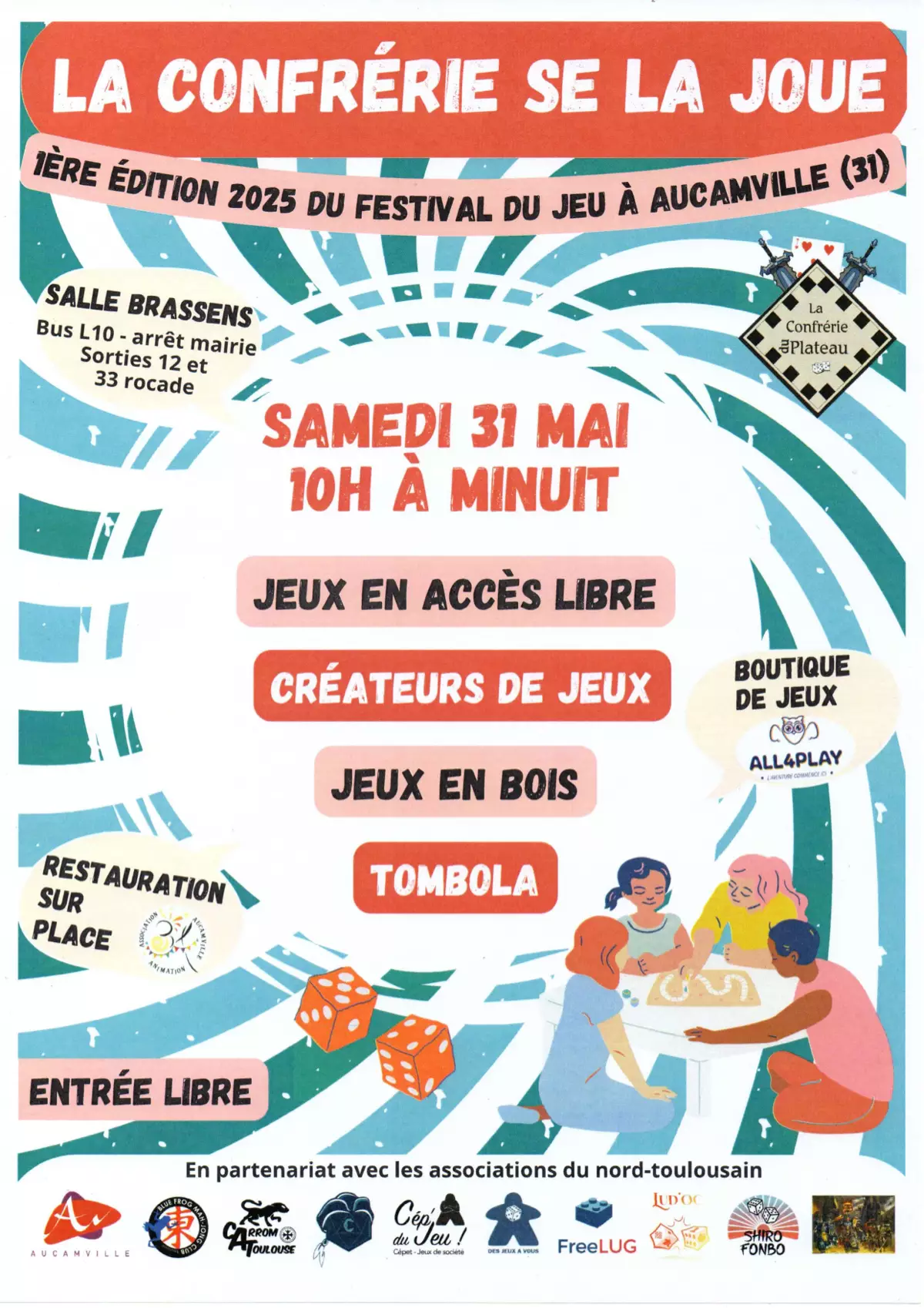 Affiche officielle La confrérie se la joue 2025