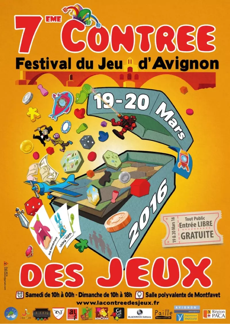 Affiche officielle La contrée des jeux 2016
