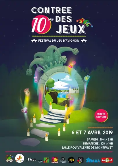 Affiche officielle La contrée des jeux 2019