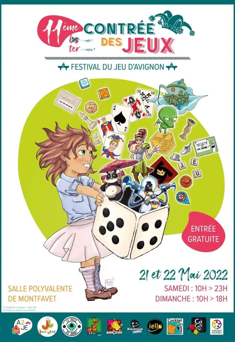 Affiche officielle La contrée des jeux 2022